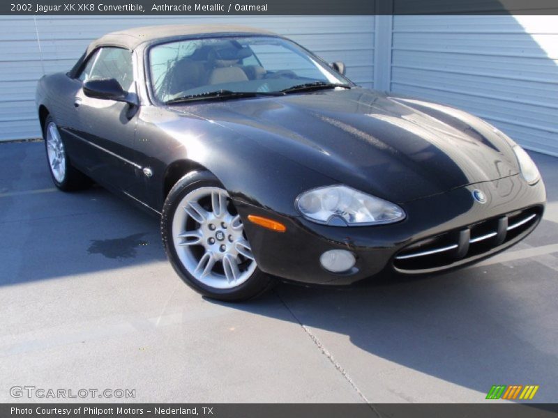 Anthracite Metallic / Oatmeal 2002 Jaguar XK XK8 Convertible