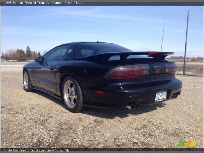 Black / Black 1995 Pontiac Firebird Trans Am Coupe