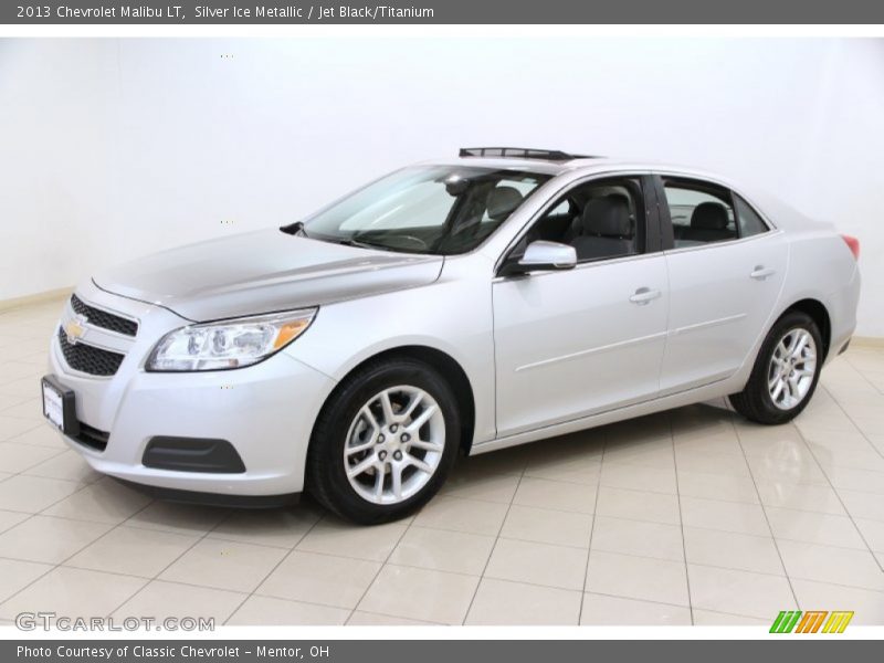 Silver Ice Metallic / Jet Black/Titanium 2013 Chevrolet Malibu LT
