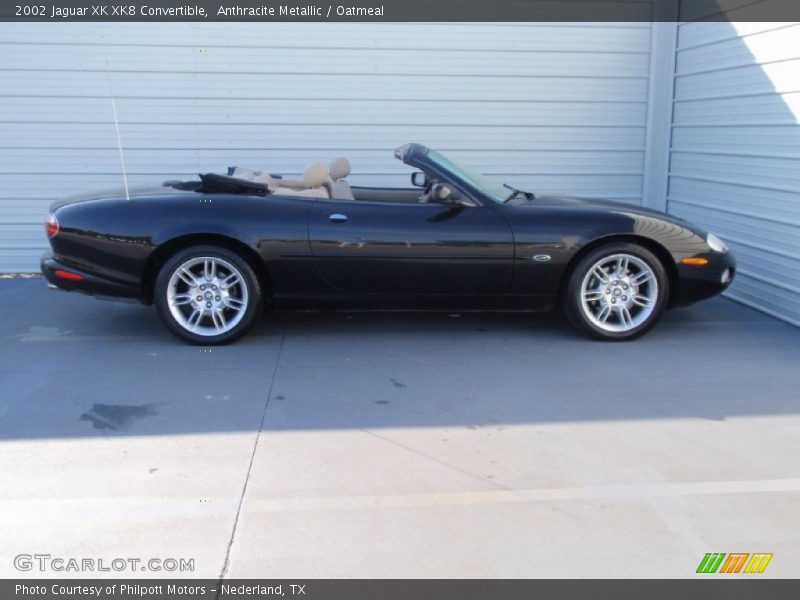 Anthracite Metallic / Oatmeal 2002 Jaguar XK XK8 Convertible