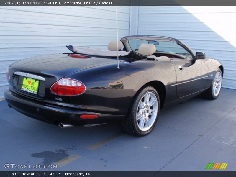 Anthracite Metallic / Oatmeal 2002 Jaguar XK XK8 Convertible