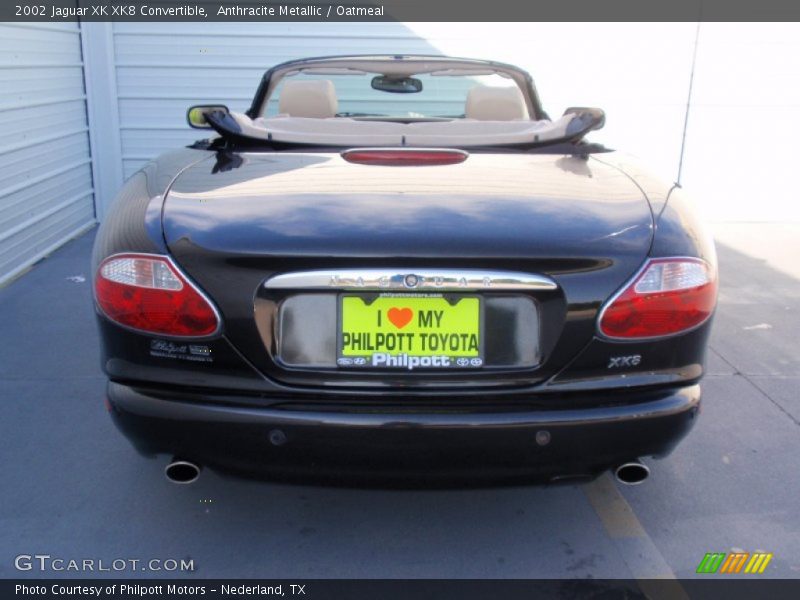Anthracite Metallic / Oatmeal 2002 Jaguar XK XK8 Convertible