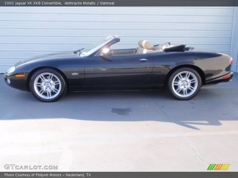 Anthracite Metallic / Oatmeal 2002 Jaguar XK XK8 Convertible