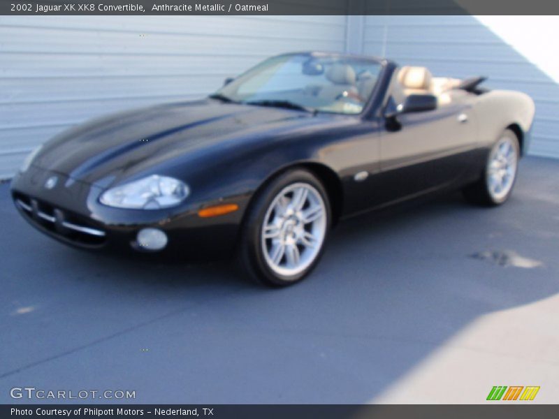 Anthracite Metallic / Oatmeal 2002 Jaguar XK XK8 Convertible