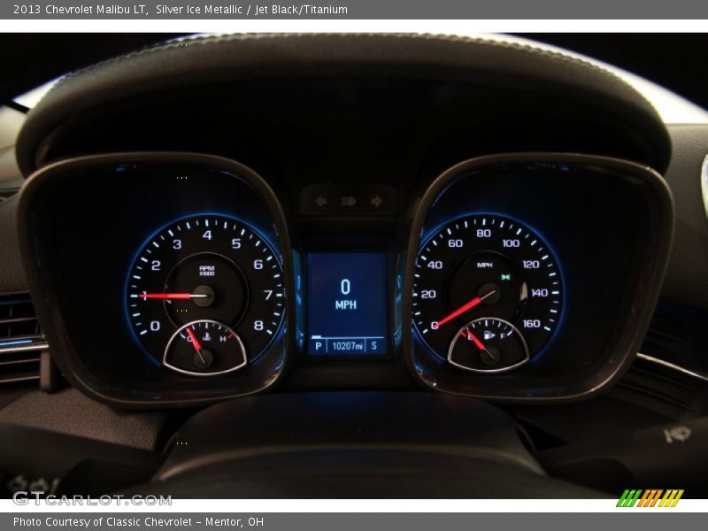 Silver Ice Metallic / Jet Black/Titanium 2013 Chevrolet Malibu LT