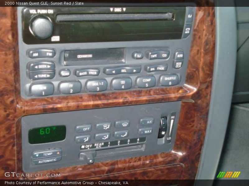 Sunset Red / Slate 2000 Nissan Quest GLE