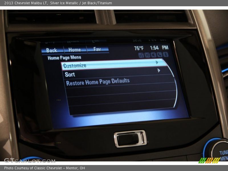 Silver Ice Metallic / Jet Black/Titanium 2013 Chevrolet Malibu LT
