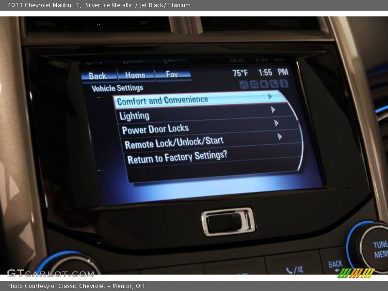 Silver Ice Metallic / Jet Black/Titanium 2013 Chevrolet Malibu LT