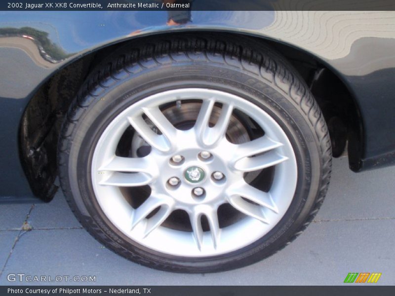 Anthracite Metallic / Oatmeal 2002 Jaguar XK XK8 Convertible