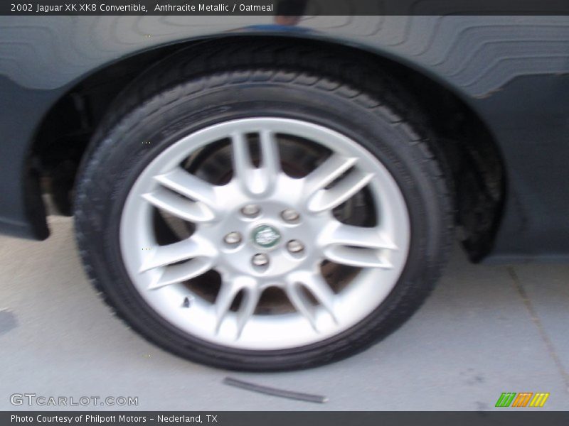 Anthracite Metallic / Oatmeal 2002 Jaguar XK XK8 Convertible