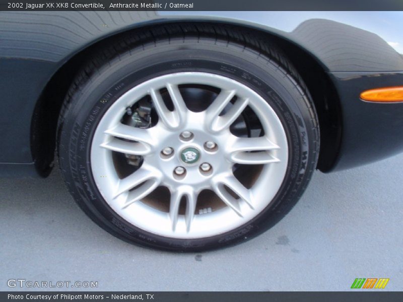 Anthracite Metallic / Oatmeal 2002 Jaguar XK XK8 Convertible