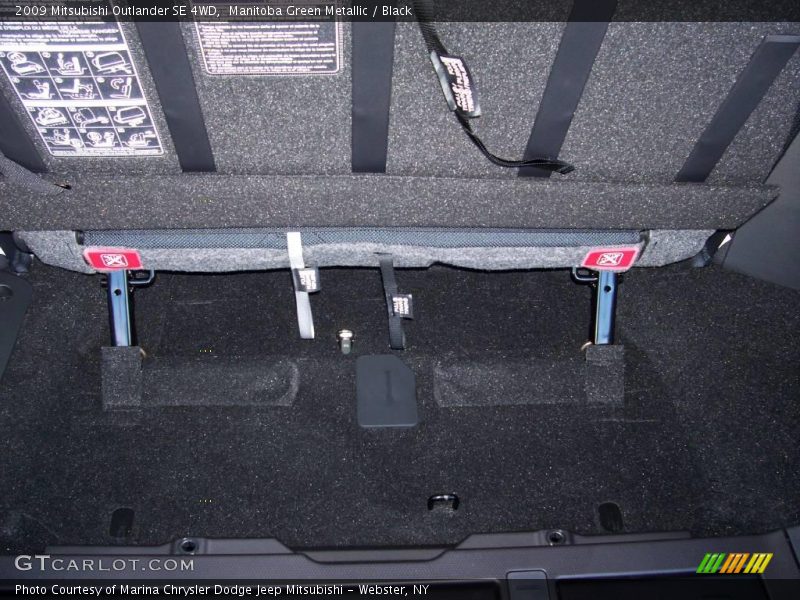 Manitoba Green Metallic / Black 2009 Mitsubishi Outlander SE 4WD