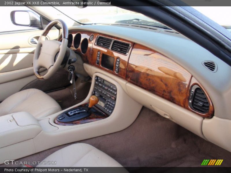 Anthracite Metallic / Oatmeal 2002 Jaguar XK XK8 Convertible