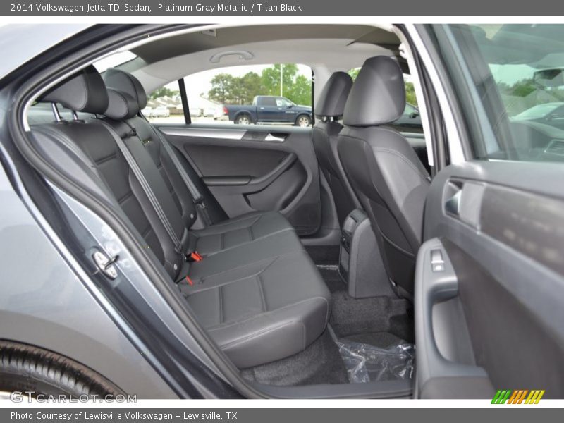 Platinum Gray Metallic / Titan Black 2014 Volkswagen Jetta TDI Sedan
