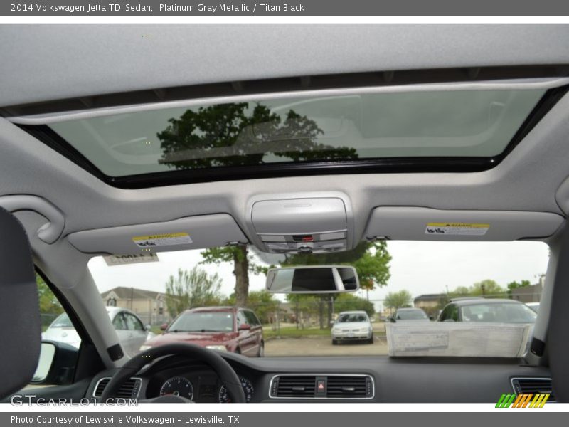 Platinum Gray Metallic / Titan Black 2014 Volkswagen Jetta TDI Sedan
