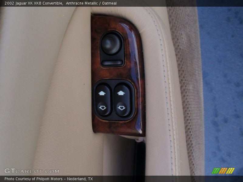 Anthracite Metallic / Oatmeal 2002 Jaguar XK XK8 Convertible