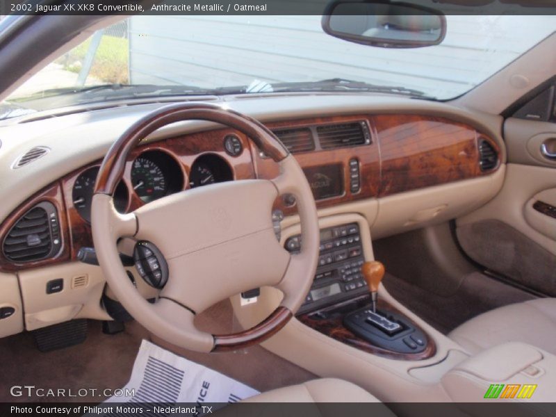 Anthracite Metallic / Oatmeal 2002 Jaguar XK XK8 Convertible