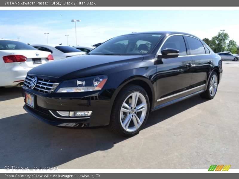 Black / Titan Black 2014 Volkswagen Passat TDI SE