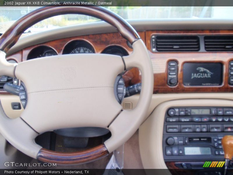 Anthracite Metallic / Oatmeal 2002 Jaguar XK XK8 Convertible