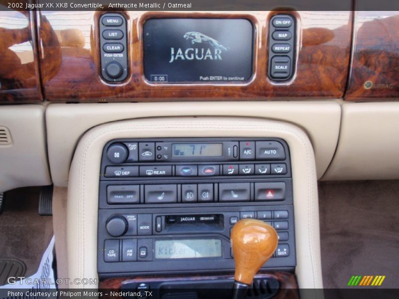Anthracite Metallic / Oatmeal 2002 Jaguar XK XK8 Convertible