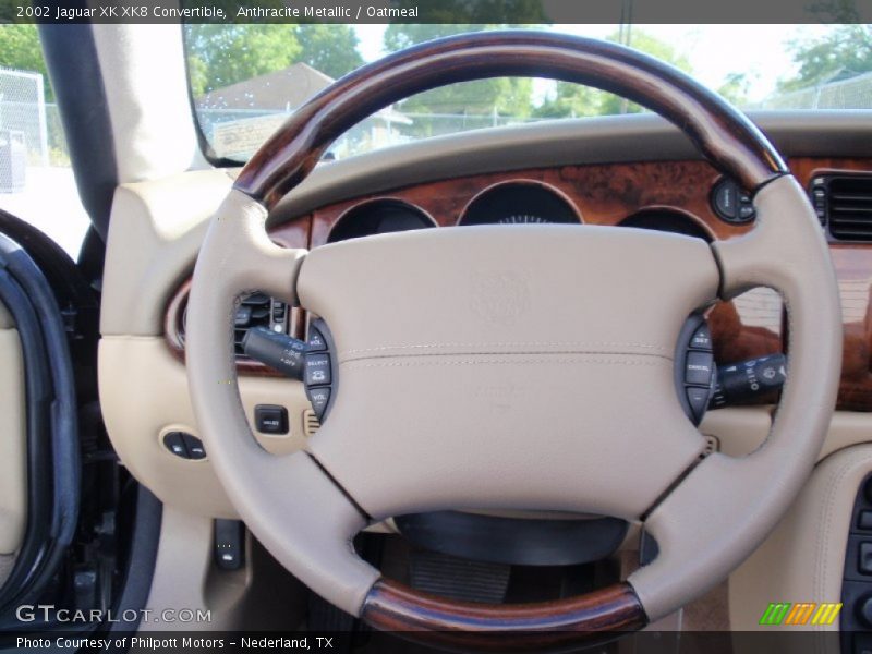 Anthracite Metallic / Oatmeal 2002 Jaguar XK XK8 Convertible