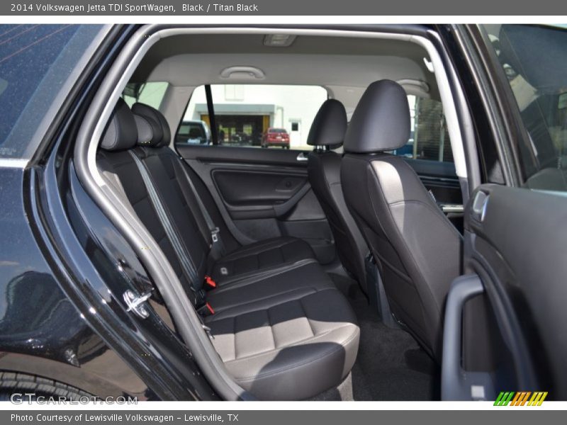 Black / Titan Black 2014 Volkswagen Jetta TDI SportWagen