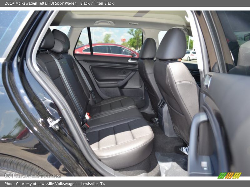 Black / Titan Black 2014 Volkswagen Jetta TDI SportWagen