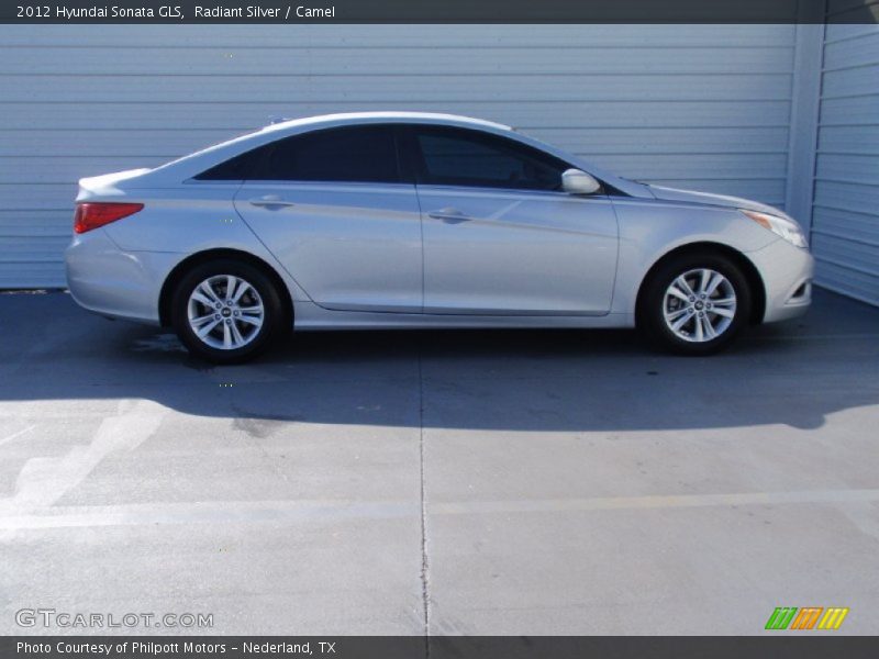 Radiant Silver / Camel 2012 Hyundai Sonata GLS