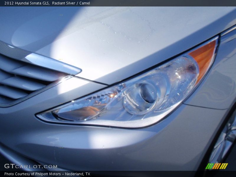 Radiant Silver / Camel 2012 Hyundai Sonata GLS