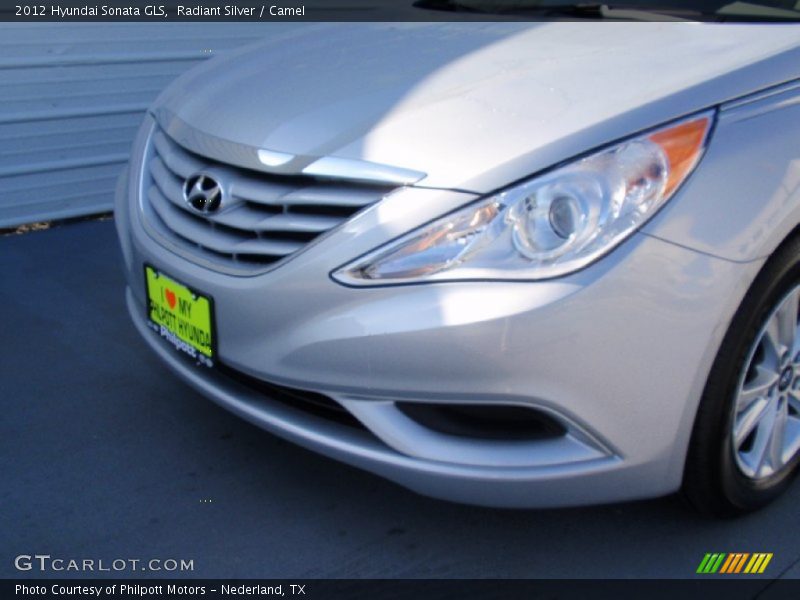 Radiant Silver / Camel 2012 Hyundai Sonata GLS