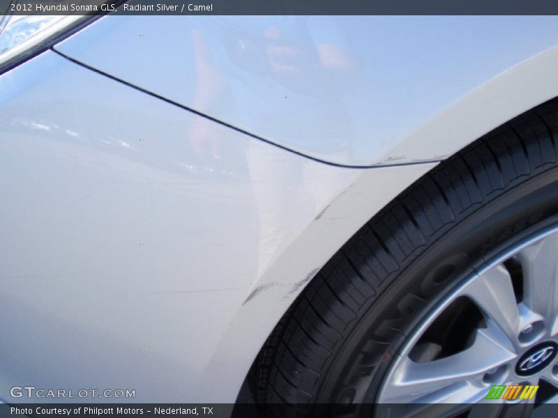 Radiant Silver / Camel 2012 Hyundai Sonata GLS