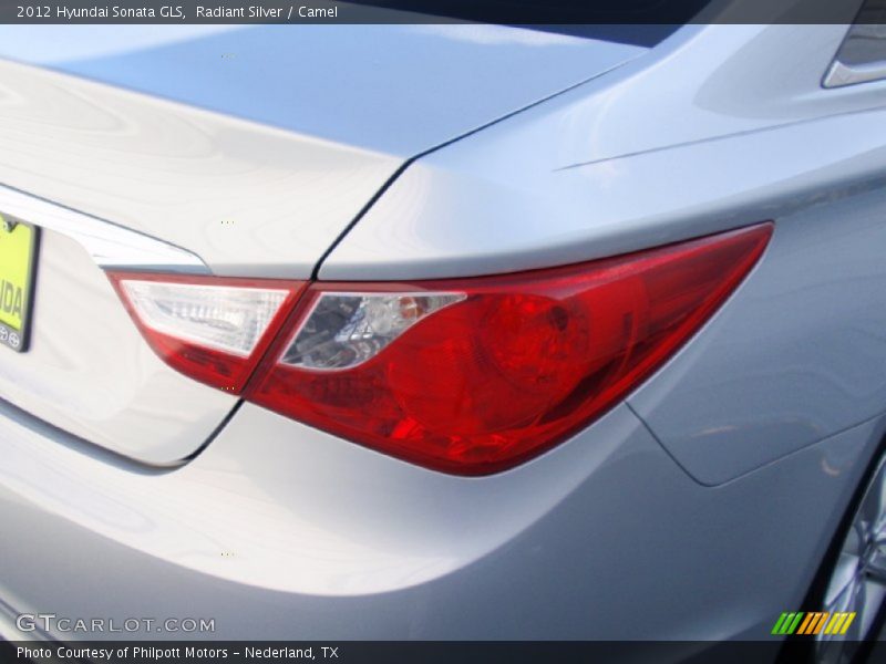 Radiant Silver / Camel 2012 Hyundai Sonata GLS