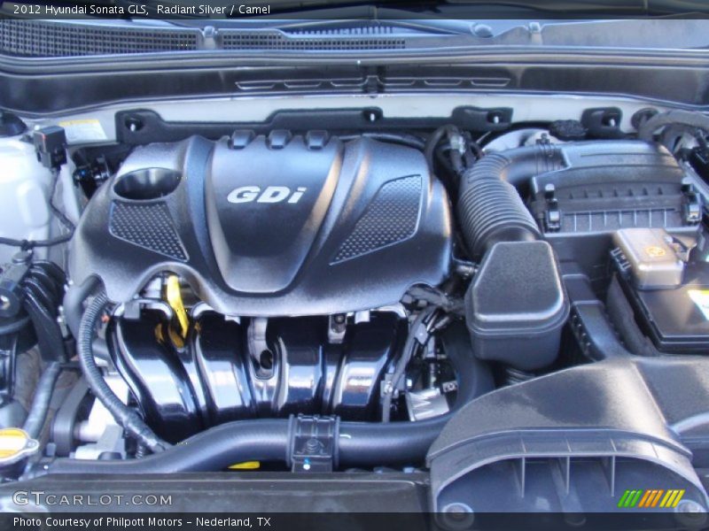 Radiant Silver / Camel 2012 Hyundai Sonata GLS