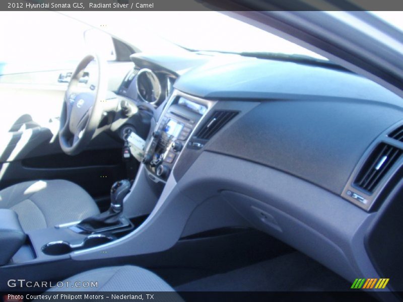 Radiant Silver / Camel 2012 Hyundai Sonata GLS