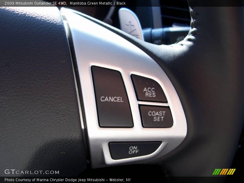Manitoba Green Metallic / Black 2009 Mitsubishi Outlander SE 4WD