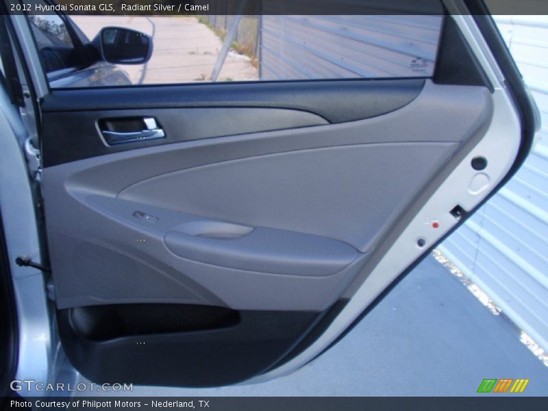 Radiant Silver / Camel 2012 Hyundai Sonata GLS
