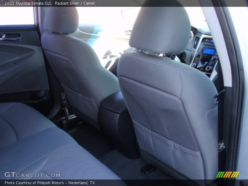 Radiant Silver / Camel 2012 Hyundai Sonata GLS