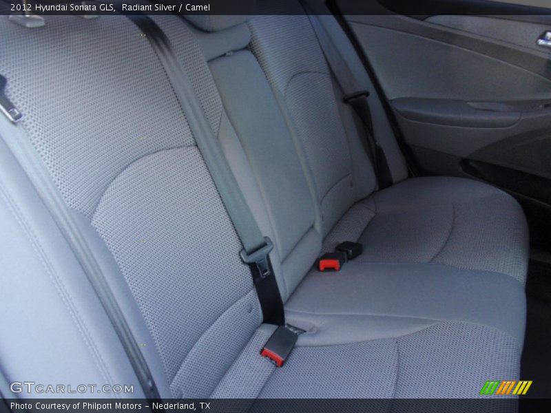 Radiant Silver / Camel 2012 Hyundai Sonata GLS