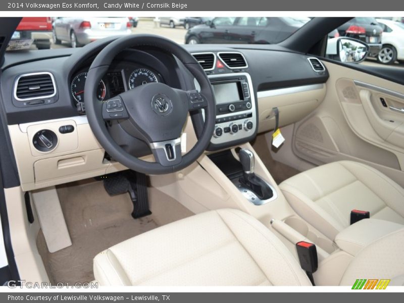 Candy White / Cornsilk Beige 2014 Volkswagen Eos Komfort