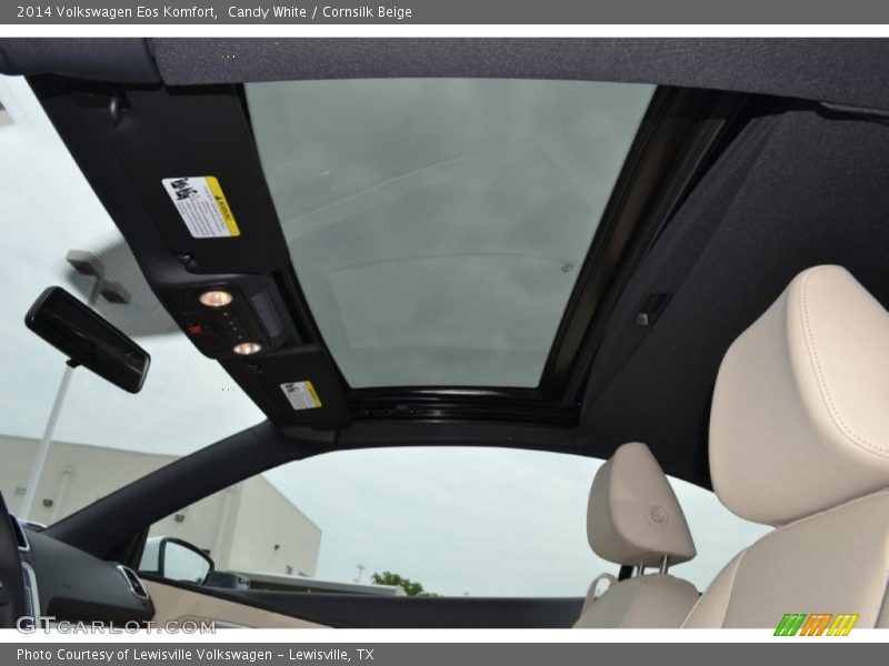Candy White / Cornsilk Beige 2014 Volkswagen Eos Komfort