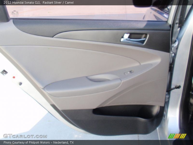 Radiant Silver / Camel 2012 Hyundai Sonata GLS