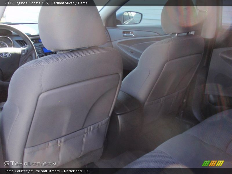 Radiant Silver / Camel 2012 Hyundai Sonata GLS