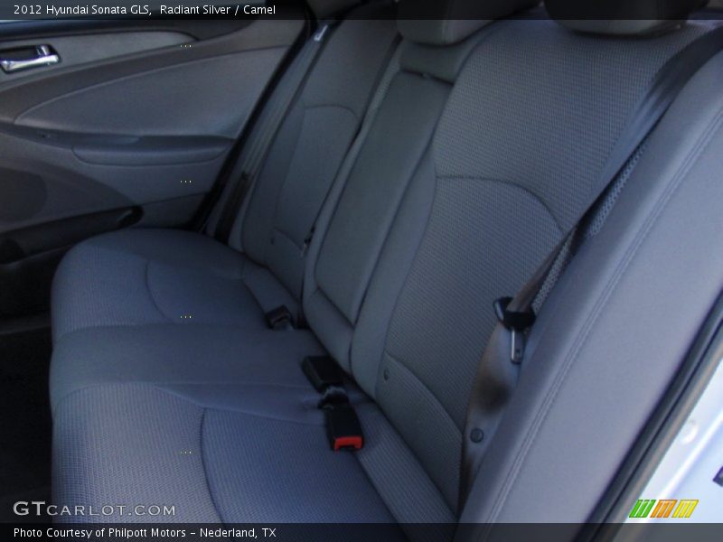 Radiant Silver / Camel 2012 Hyundai Sonata GLS