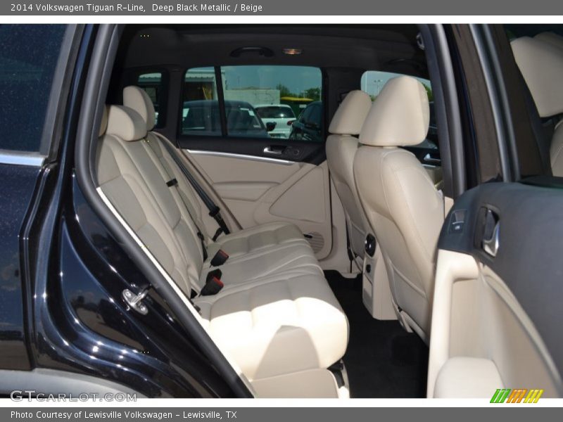 Deep Black Metallic / Beige 2014 Volkswagen Tiguan R-Line