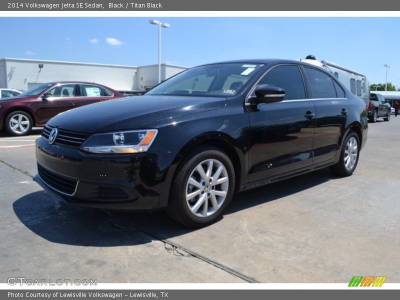 Black / Titan Black 2014 Volkswagen Jetta SE Sedan