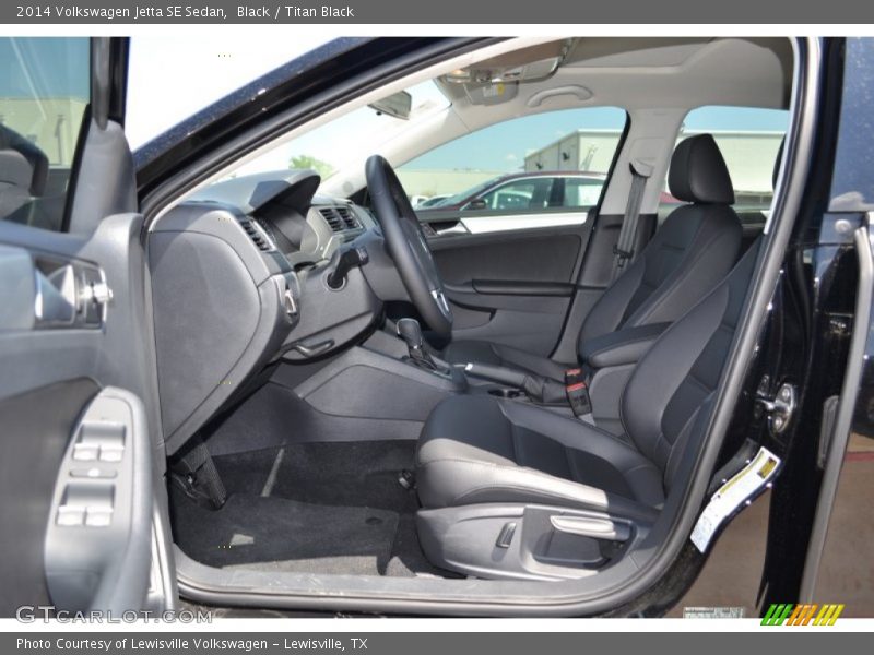 Black / Titan Black 2014 Volkswagen Jetta SE Sedan