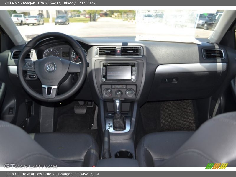 Black / Titan Black 2014 Volkswagen Jetta SE Sedan