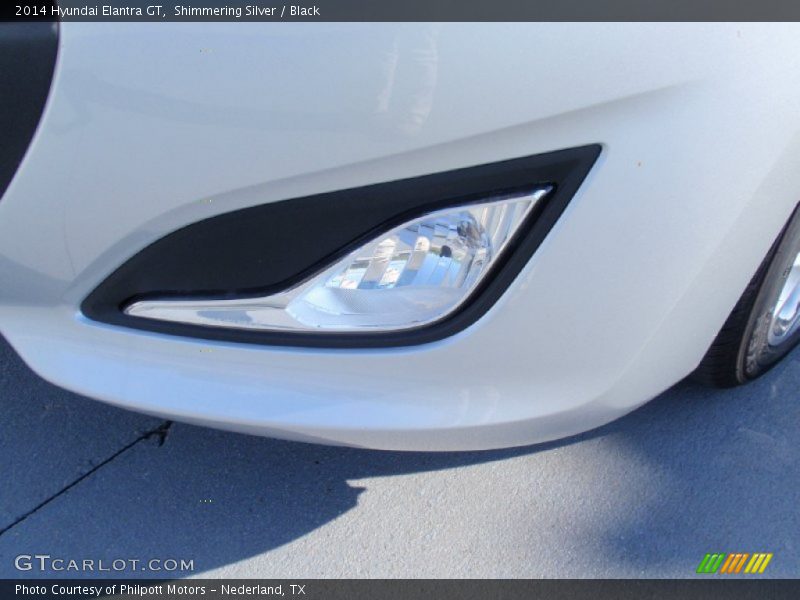Shimmering Silver / Black 2014 Hyundai Elantra GT