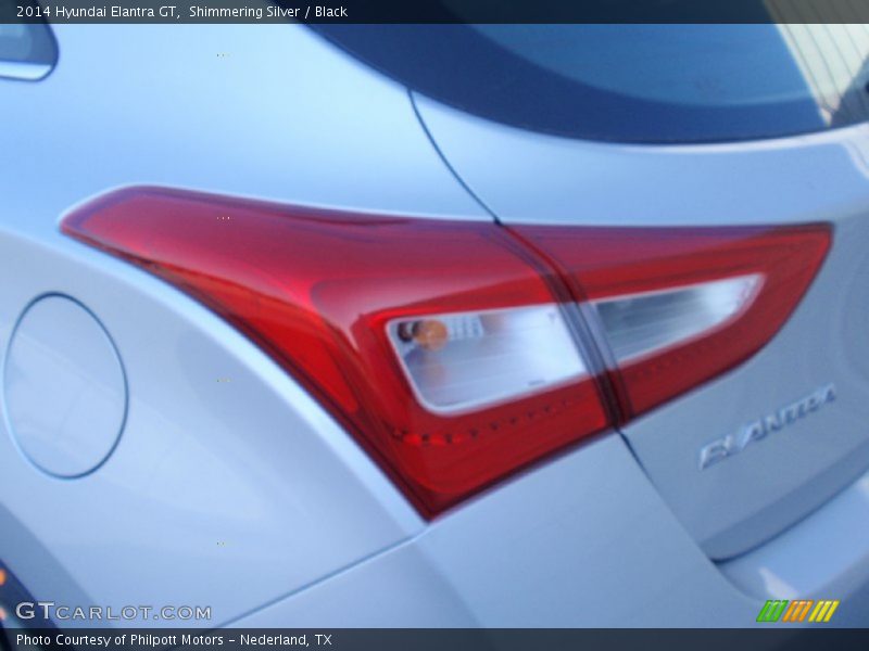 Shimmering Silver / Black 2014 Hyundai Elantra GT