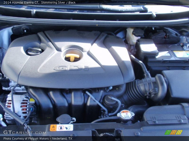 Shimmering Silver / Black 2014 Hyundai Elantra GT
